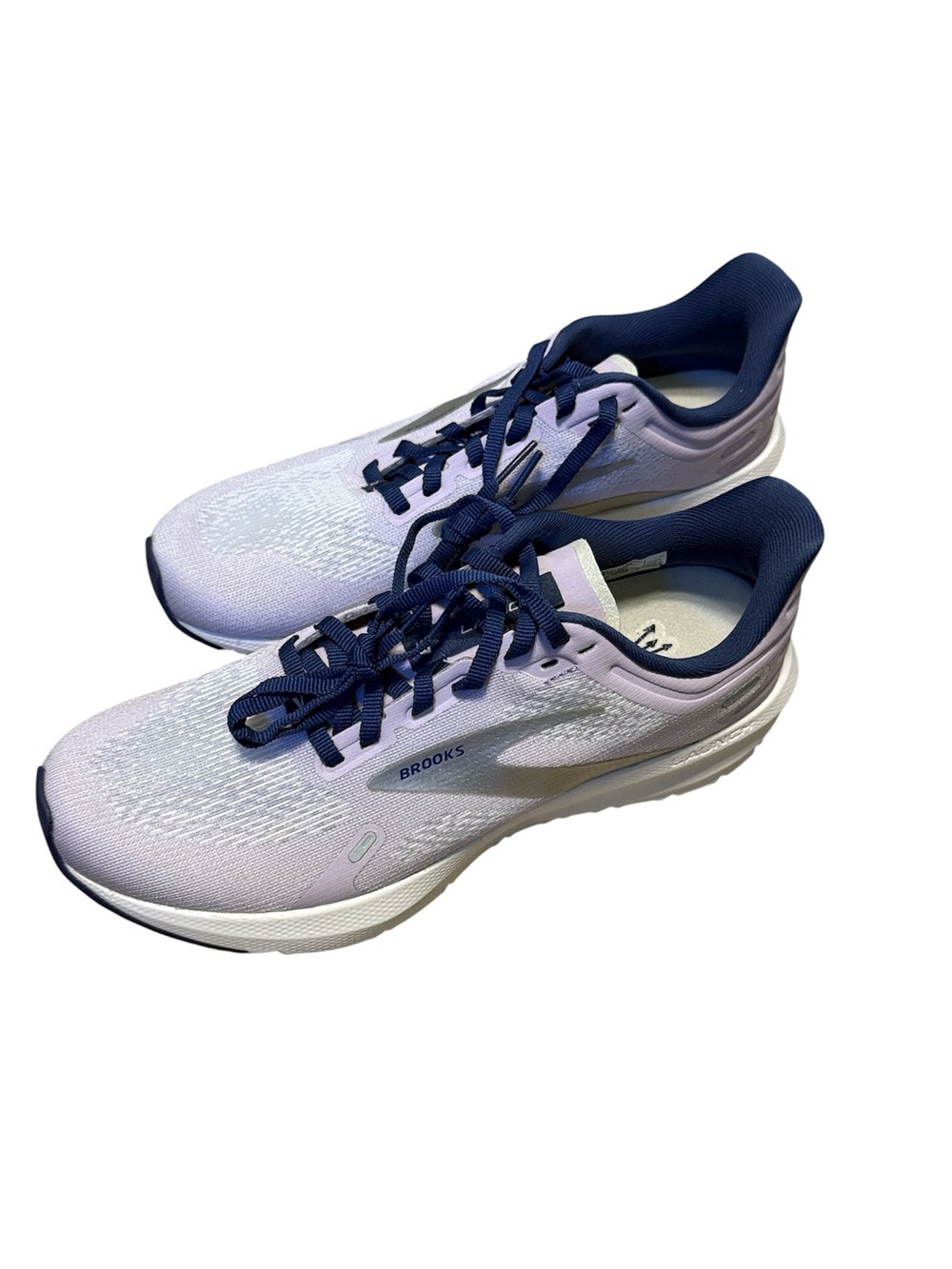 New Brooks Launch 9 Running Shoes 1203731B588 Medium Width Lilac Cobalt 8.5